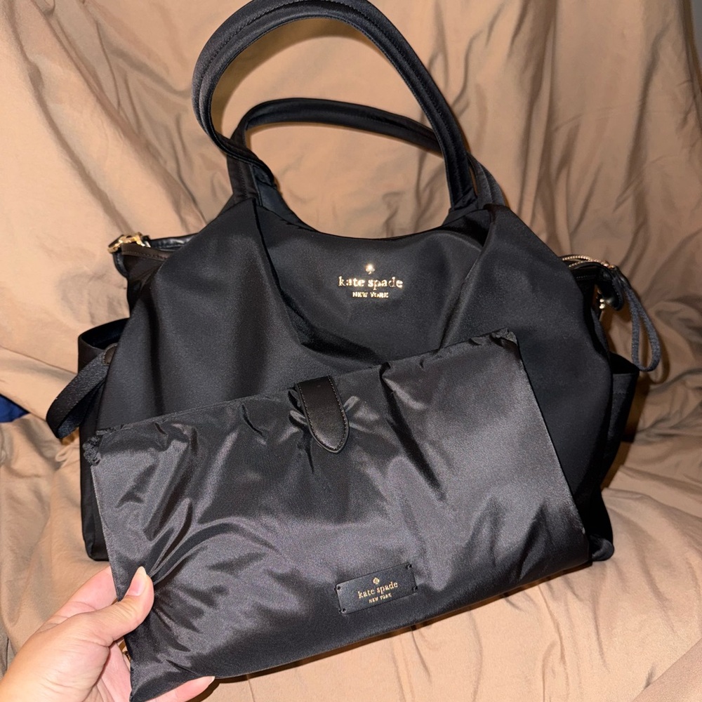 Kate Spade Black Baby Bag